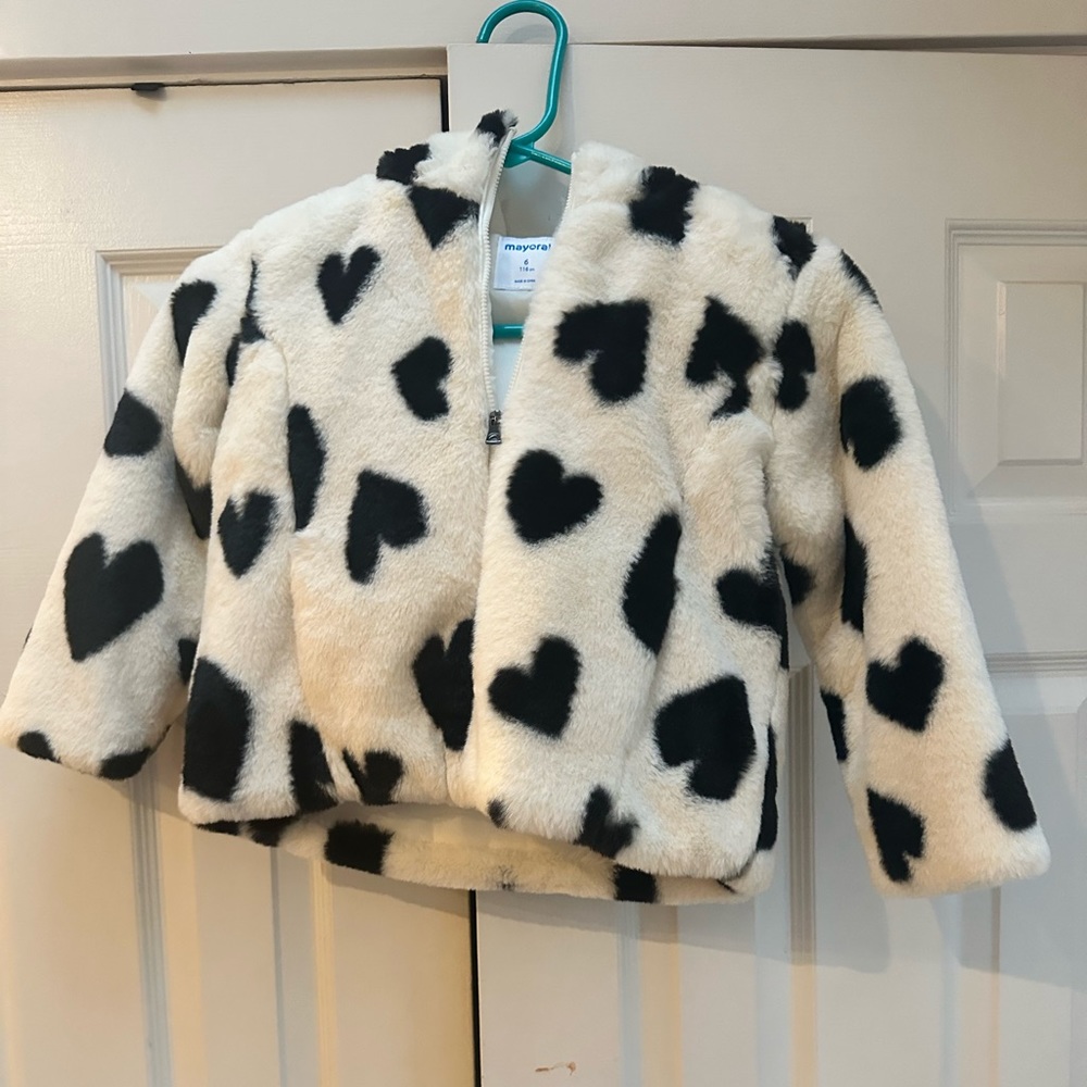 Mayoral Kids (Size 6) Faux Fur Jacket